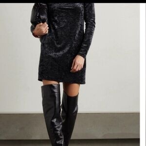 FRAME crushed velvet dress